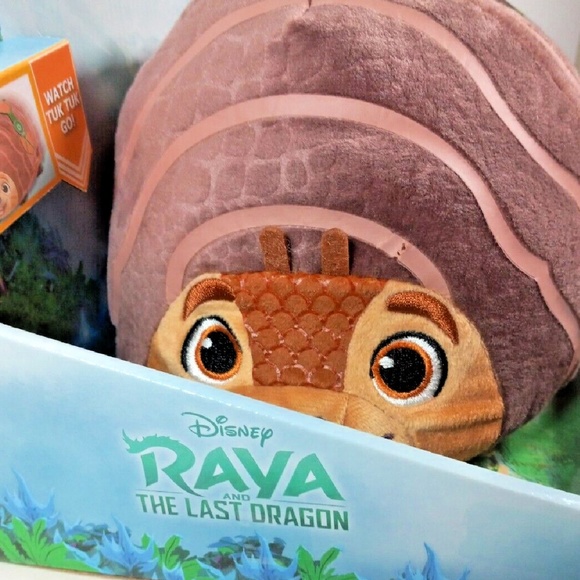 Disney Raya & The Last Dragon Walk & Roll Tuk Tuk 10" Stuffed Plush w/ Sound NEW - Picture 3 of 11